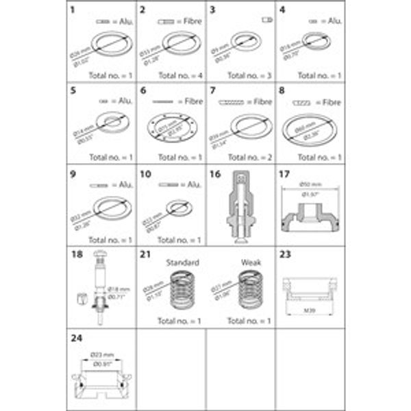 PMFH 80-3 Overhaul kit image 1