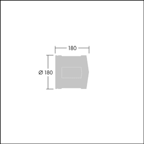 CESAR JAZZ 4W 360 1L 930NB RD ANT - LED wall mounted luminaire image 2