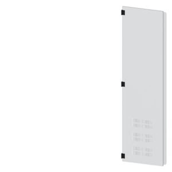 SIVACON, door half, left, with ventilation openings, IP40, H: 1800 mm, W: 450 mm image 1