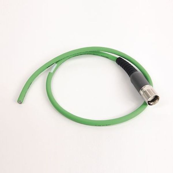 Allen-Bradley, 2090-CFBM7DF-CEAA90, SpeedTEC Cable, Motor Feedback Only, SpeedTec DIN Connector, Drive-end, Flying-lead, SIN/COS High-Resolution/Resolver Encoder Type, Standard (Non-Flex), 90 Meters image 1