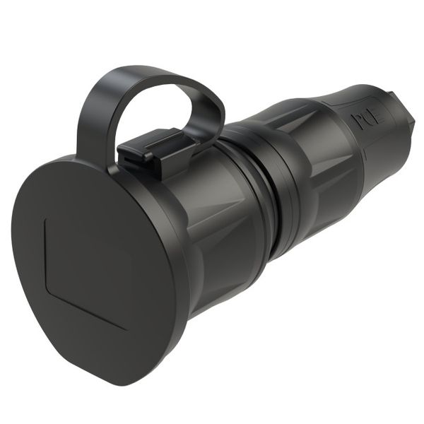 Rubber socket 16A 230V 3P IP54 image 3