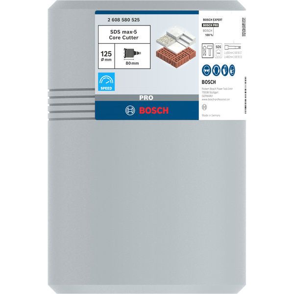 SDS-max-9 core cutter 125 x 80 x 97 mm image 3