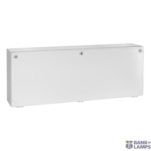 Busbar housing, sheet steel, IP66, RAL7035, H=200 W=400 D=155 mm image 1