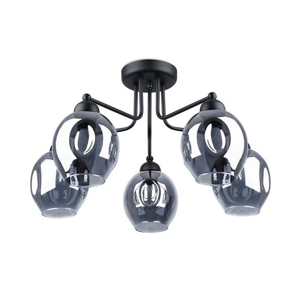 FILLAN 5 CHANDELIER BLACK E27 5X60 IP20 image 1
