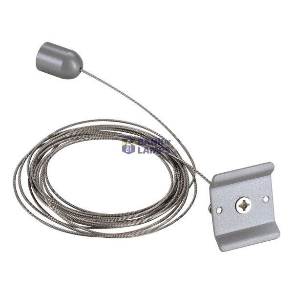Suspension kit for 1-circuit track, silver-grey, 300cm image 1
