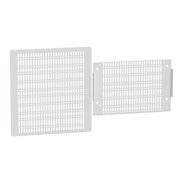 Partition Plate, PrismaSeT 6300, form 2, vertical partition bottom top, for enclosures W700, 1 set 10 image 1