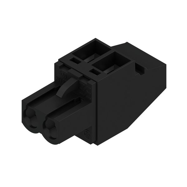 PCB plug-in connector, female plug, 5.00 mm, Number of poles: 2, 90°, Clamping yoke connection, Clamping range, max. : 4 mm², Box image 2