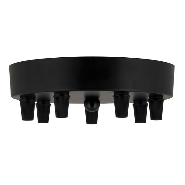 Ceiling Cup Metal Black Multi-Cord 7 image 1