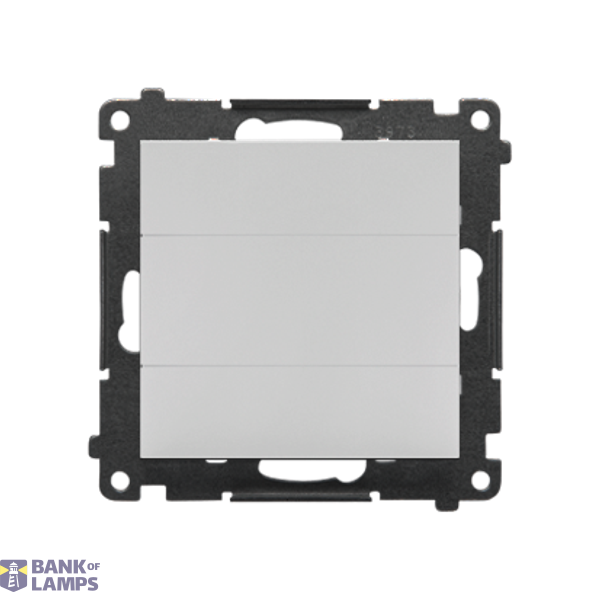 Blind element with metal support, (module), light gray matt image 1