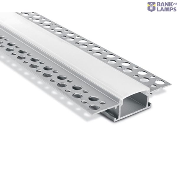 TRIMLESS PROFILE 2m FOR 20mm STRIPS + PC OPAL DIFF image 1