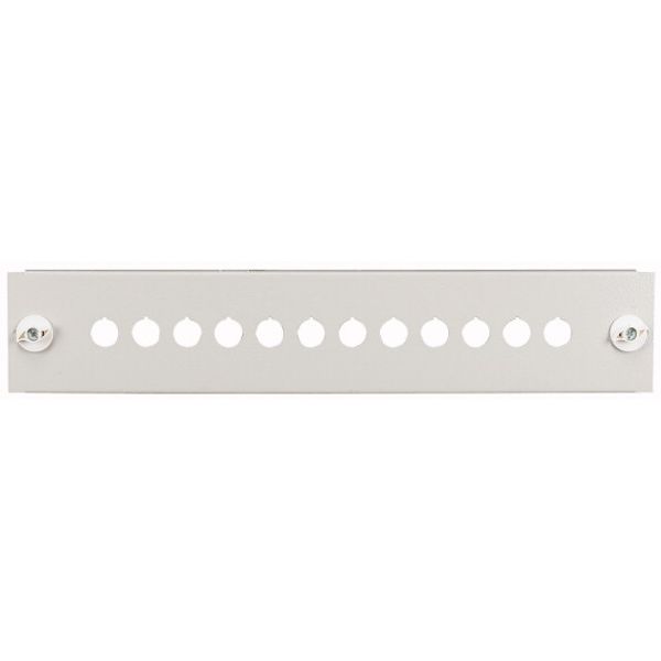 BPZ-FP-400/100-RMQ Front plate RMQ, for HxW=100x400mm image 1