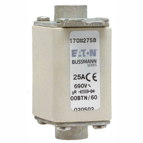 High-speed fuse (uR) S00 BT/60 690Vac 200kA 80A gR protection type image 1
