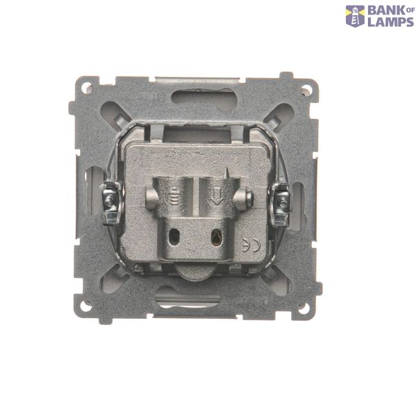 Single roller blind button, 16A, Bronze matt, metalic image 1