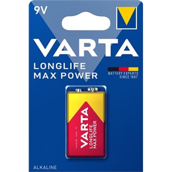 VARTA Longlife Max Power 4722 9V BL1 image 1