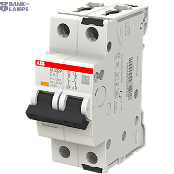 M302 6.3A MAGNETIC ONLY SWITCH 25KA 2P image 1