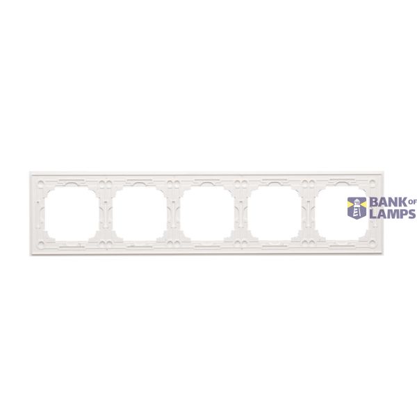 Quadruple frame, metal, inox nero image 1