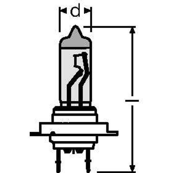 64210XR-02B 55W 12V PX26D 10XBLI2  OSRAM image 2
