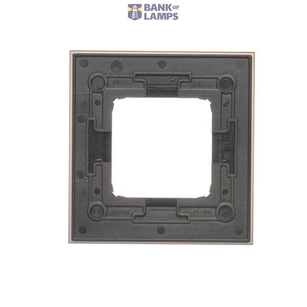 IP44 double frame, black matt image 1