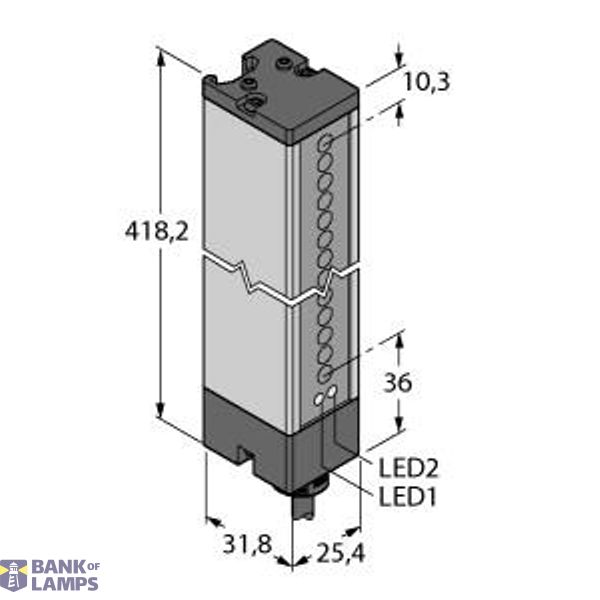 Photoelectric Sensor Switching Light Screen   LX15E image 1