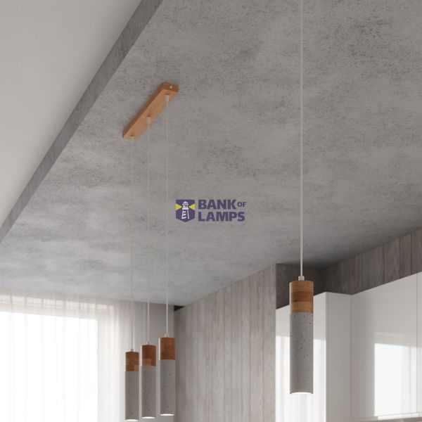 HANGING LAMP ZANE 3 GREY GU10 3X40W IP20 image 7