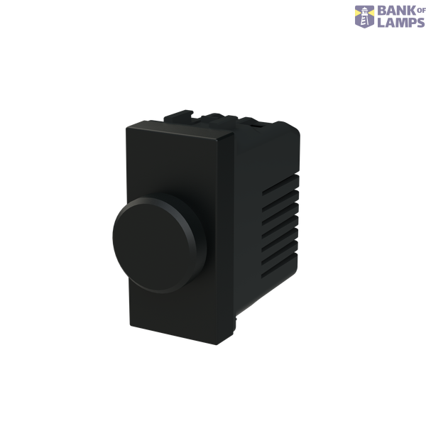 Resistive rotatory dimmer 230V - 1M - Matt Black image 2