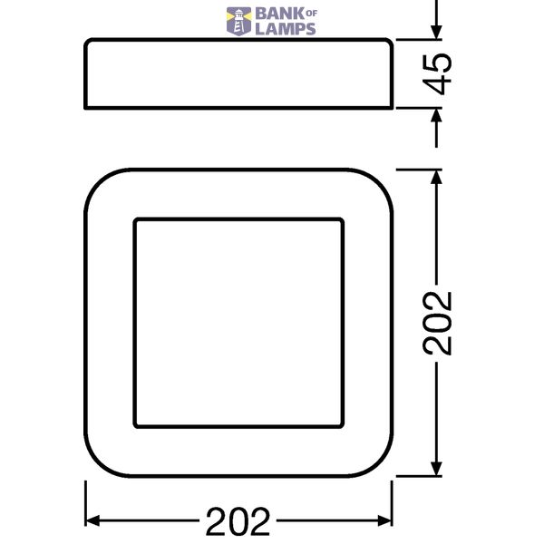 OUTDOOR SURFACE SQUARE 13 W 3000 K IP54 WT image 3