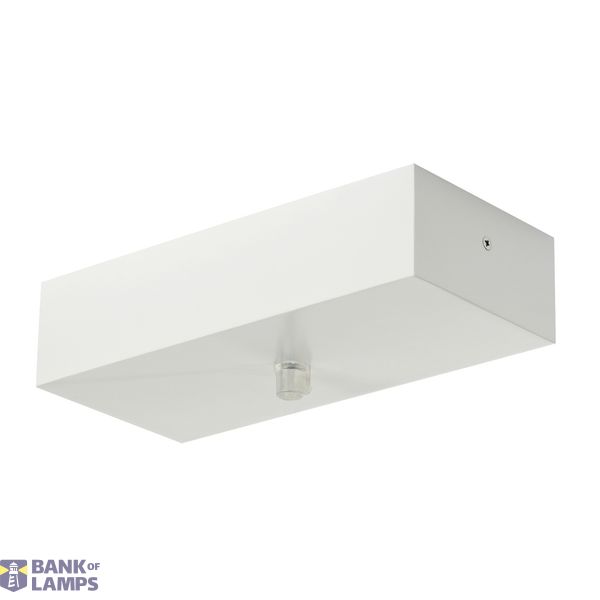 rosette, 10,3cm x 22cm x 5,1cm, matt white image 1
