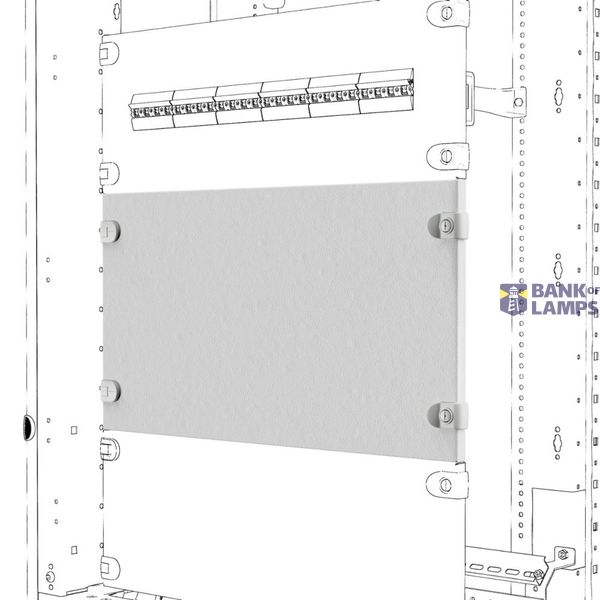 BLIND FRONT PANEL - QDX - 600X400MM image 2