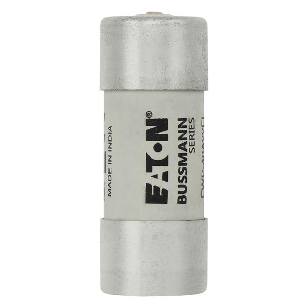 Fuse-link, high speed, 40 A, AC 700 V, 22 x 58 mm, aR, UL, with striker image 6
