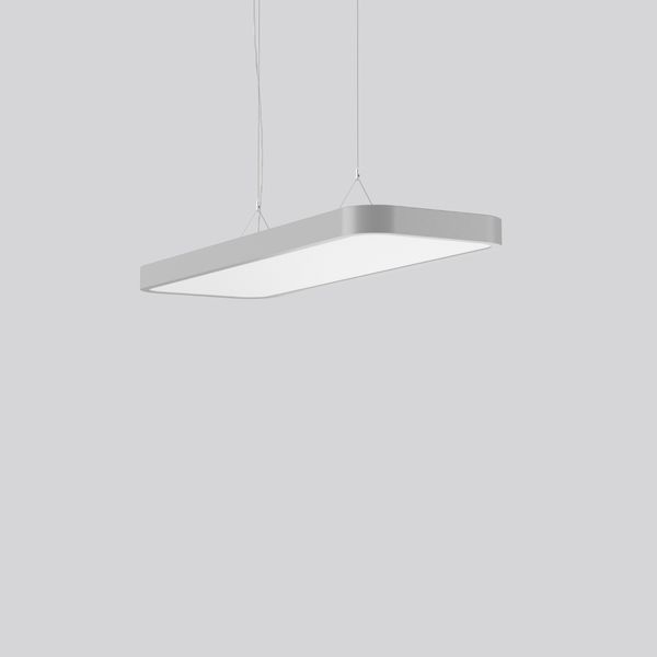 TRIONA rectangle, 52 W, 6400 lm, 830, silver, DALI Pendant luminaires, image 1