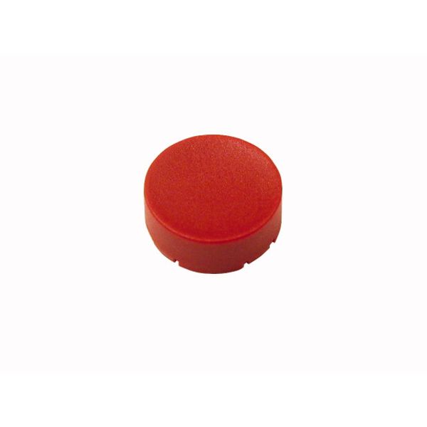 M22-XDH-R Button plate, raised red, blank image 1