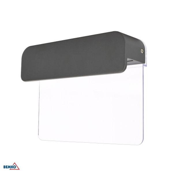 LED OUTDOOR DECORATIVE LIGHTS VALANT 11W 3000K 880LM IP65 200X157MM NUMBER GRAPHITE image 1