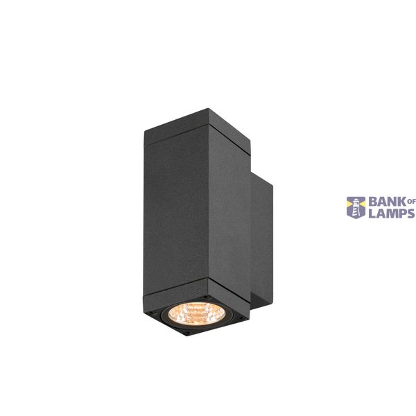 THEO PRO S, wall light up/down, DALI P2 2700K 12W 24ø anthr image 1