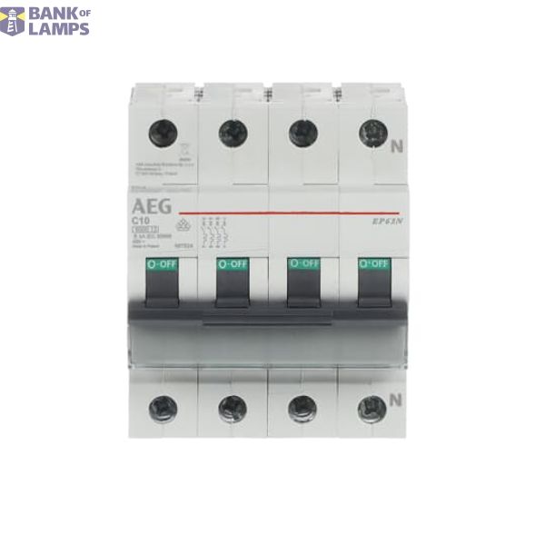 EP63N C10 Miniature Circuit Breaker - 3+NP - C - 10 A image 7