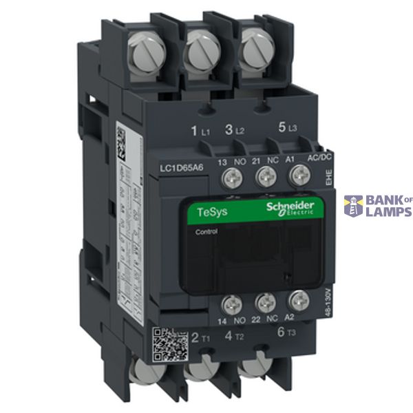 TeSysCTR3P65A AC3 NO+NC48-130V ACDC LUGS image 2