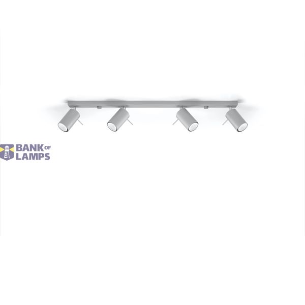 RING CEILING LAMP 4L GREY GU10 4X40W IP20 image 3