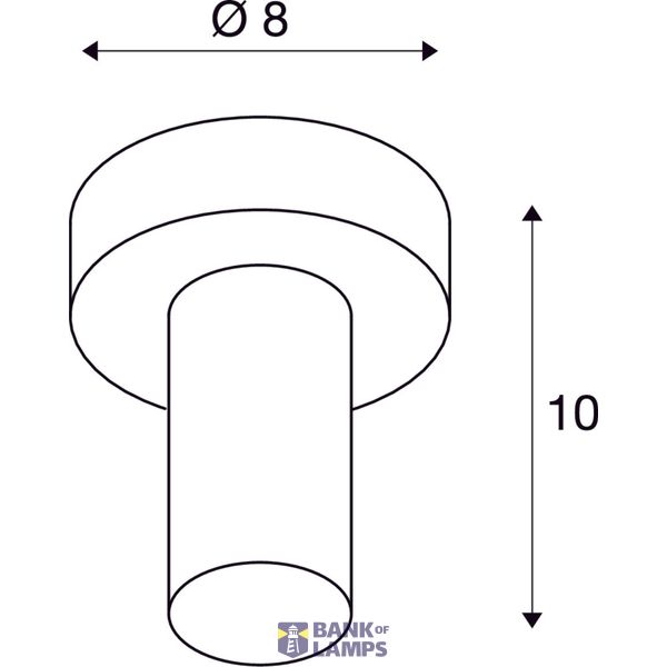FITU, ceiling light, A60, wine-red, with R2 canopy image 3