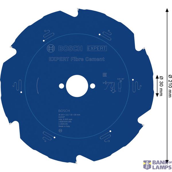EXPERT for Fiber Cement, 210 x 30mm, T6 image 2
