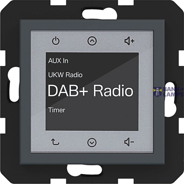 DAB+ touch radio, A.x/C.x, anthracite image 1