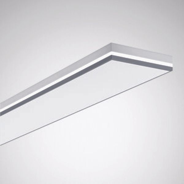 Surface-mounted luminaire Belviso D Prisms White ETDD 30W 3700lm Wide reduced glare UGR19 (W19) IK06 3 SDCM image 1