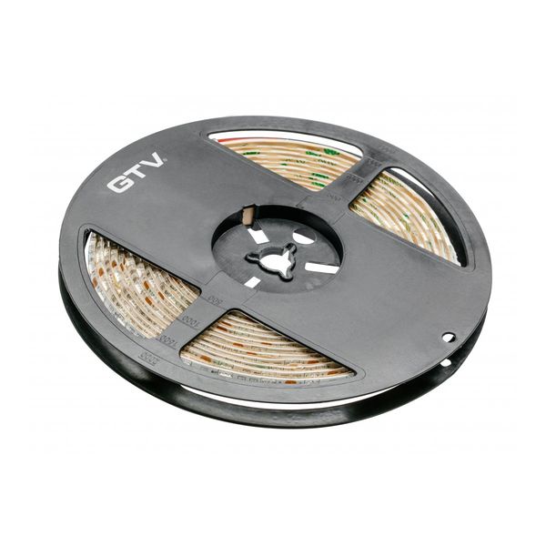 LED strip 5050, DC12V, 300LED/5m, 14.4 W/m, 900 lm/m, 6500K, IP20, roll 5 m image 1