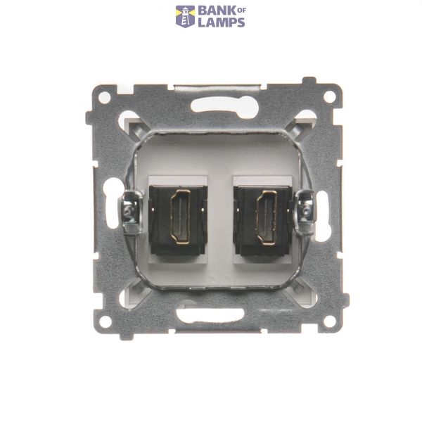 Double surface mouted corner box, Bronze matt, metalic image 1