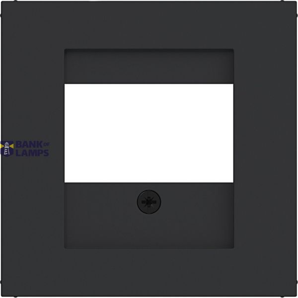 TAE center plate, speaker, USB, A.x/C.x, matte night black image 1