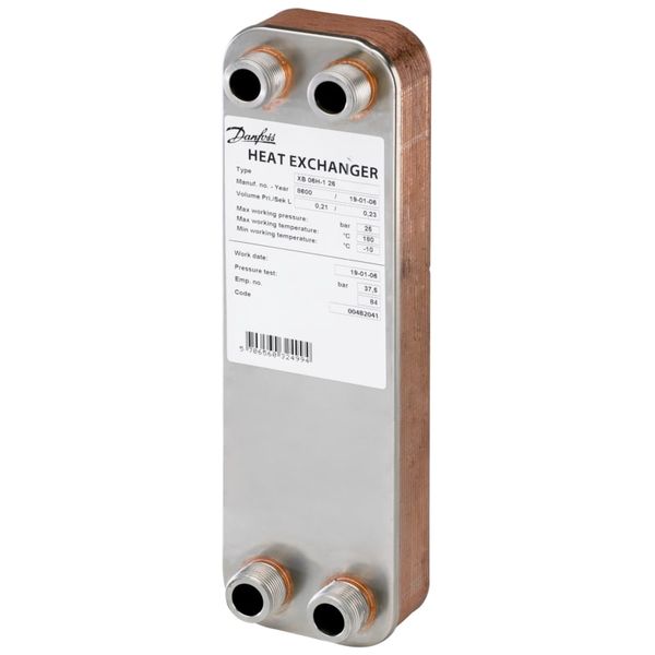 Micro Plate heat exchanger, XB06H+-1, Number of plates: 16 image 1