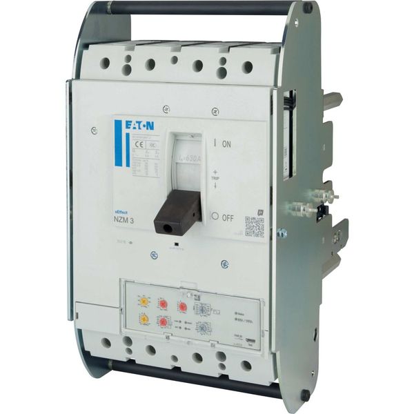 NZMH3-4-VX630-T-AVE NZM3 PXR20 circuit breaker, 630A, 4p, earth-fault protection, withdrawable unit image 9