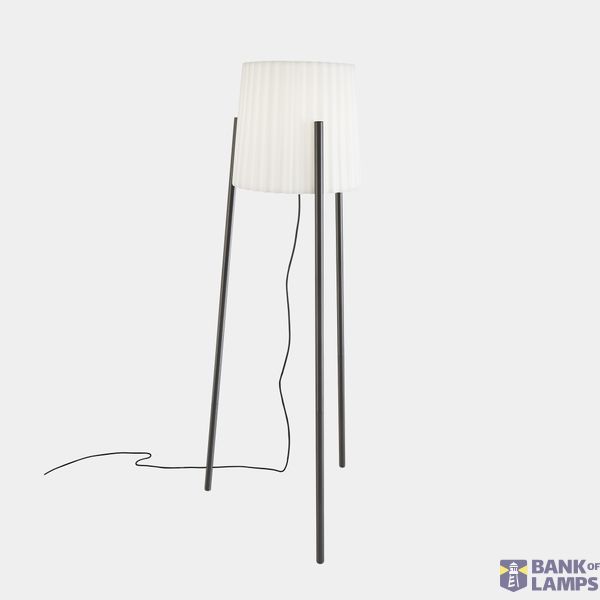 Wall fixture IP65 Curie PC Small E27 15 Black 710lm image 1