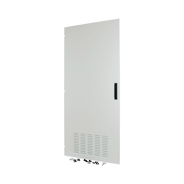 XLSD4L183 Section door, ventilated IP42, hinges left, HxW = 1800 x 300mm, grey image 2