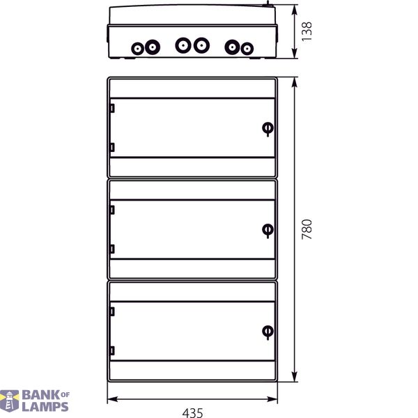 Hermetic switchboard RH-54/3ZB image 1
