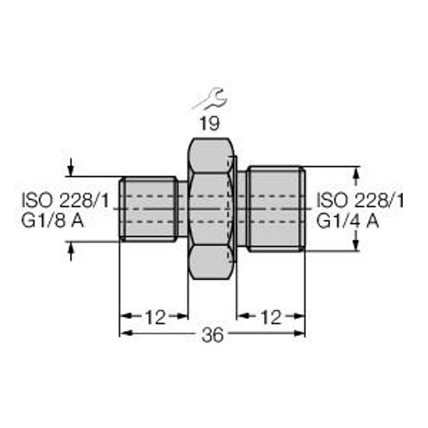 Accessories Threaded Adapter   PCV-G1/8A4 image 1