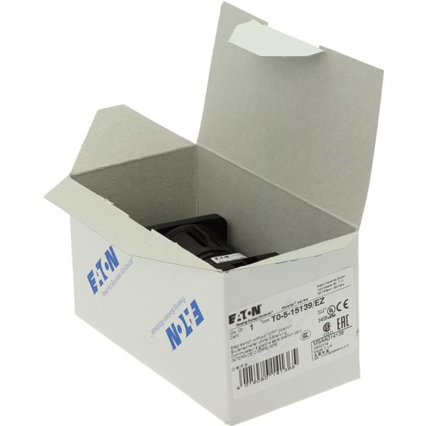 T0-5-15139/EZ Step switches, T0, 20 A, centre mounting, 5 contact unit(s), Contacts: 10, 45 °, maintained, Without 0 (Off) position, 1-5, Design number 15139 image 7